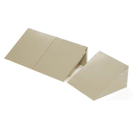 GLOBAL INDUSTRIAL Locker Slope Top Kit, 12x15, Tan 652706TN